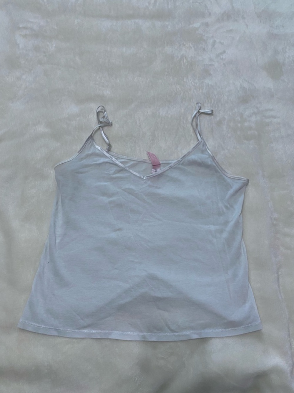 White Women's Spaghetti Strap Cami Top